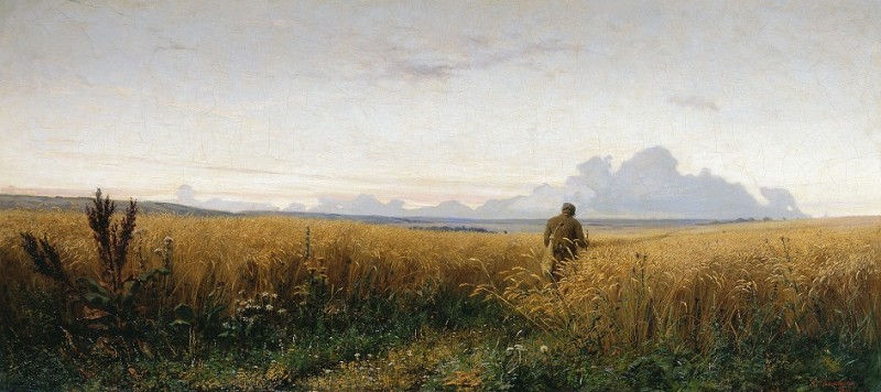Григорий Мясоедов. Картина &amp;quot;Дорога во ржи&amp;quot;, 1881 г..