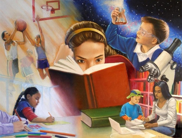 Семейный день в библиотеке &laquo;МИР КНИГ И МИР В КНИГАХ&raquo;