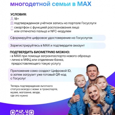 Внедрение сервиса &laquo;Цифровой ID&raquo;  на цифровой  платформе МАХ 2